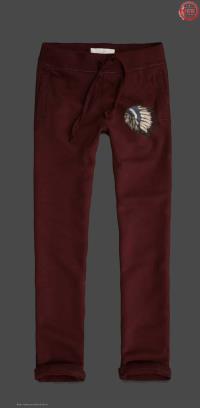 heren abercrombie and fitch elastisch sweatpants chief patroon dieprode Factory Prijs xggrd922